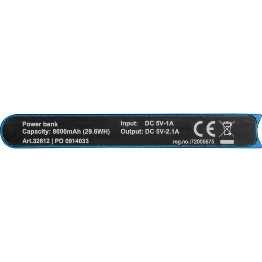 Power bank 8000 mAh WOLFSBERG Niebieski 261204 (4)