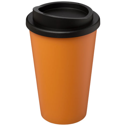 Kubek termiczny z serii Americano® o pojemności 350 ml Pomarańczowy-Czarny 21000122 