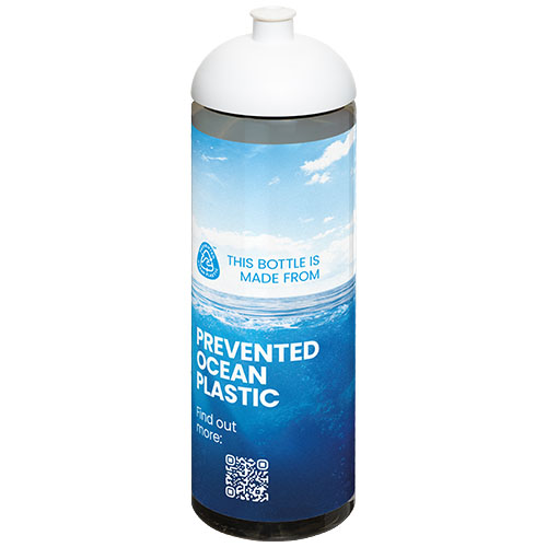 H2O Active® Eco Vibe 850 ml, bidon z kopułową pokrywką  Węgiel drzewny-Biały 21048401 (1)