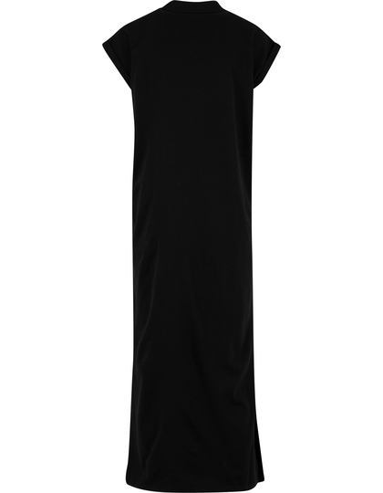 Sukienka Długa Rozszerzane Ramiona Bawełna Poliester Black BY415-992763 (3)