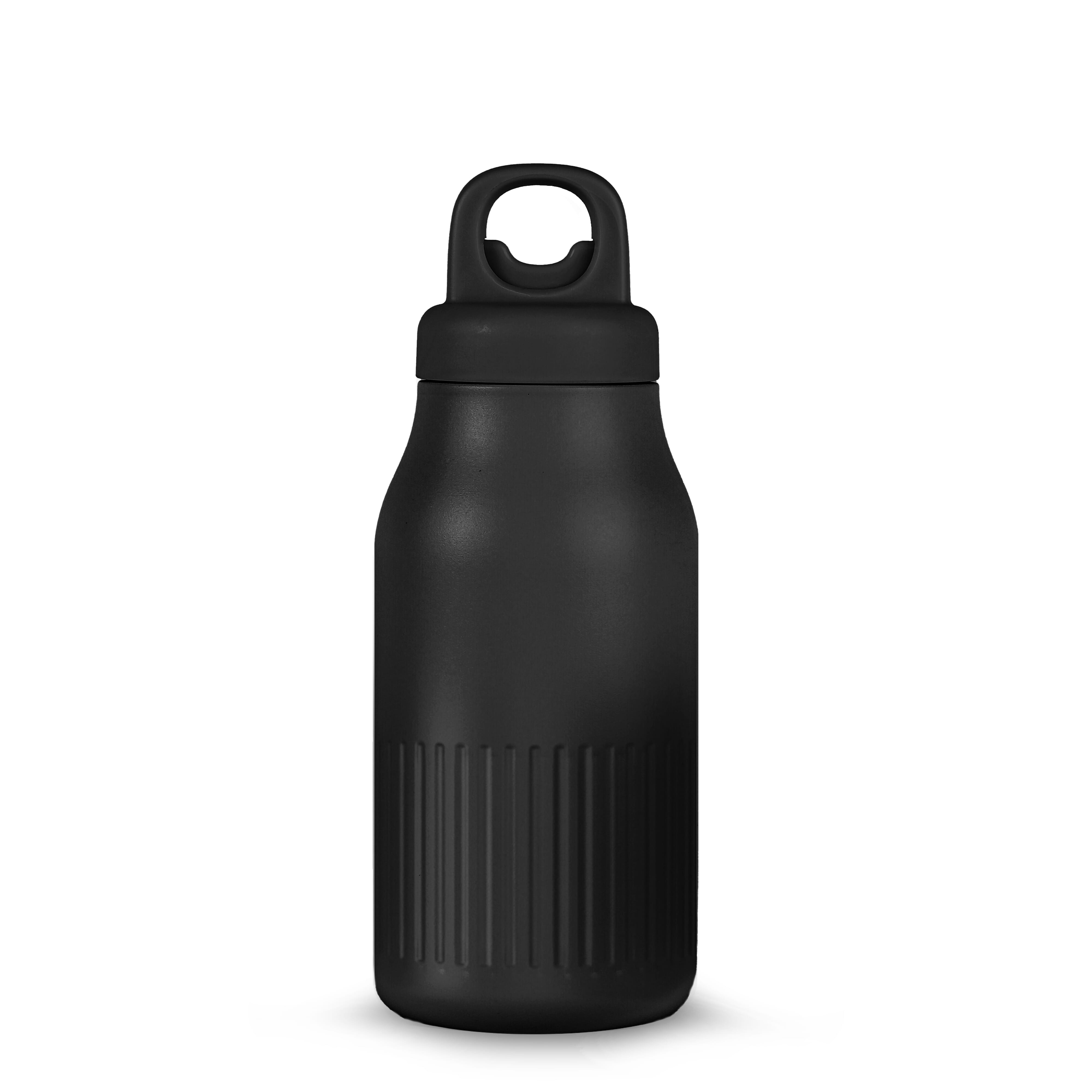 Gadżet reklamowy - Stalowa butelka Sagaform Truls z poręcznym zatrzaskiem (z recyklingu) 500 ml