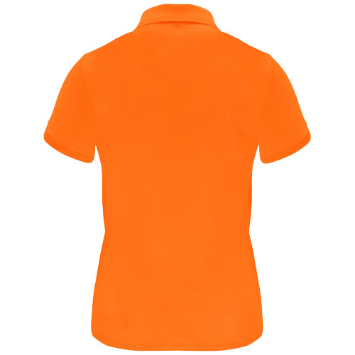 Monzha sportowa koszulka damska polo z krótkim rękawem Fluor Orange R04103L1 (2)