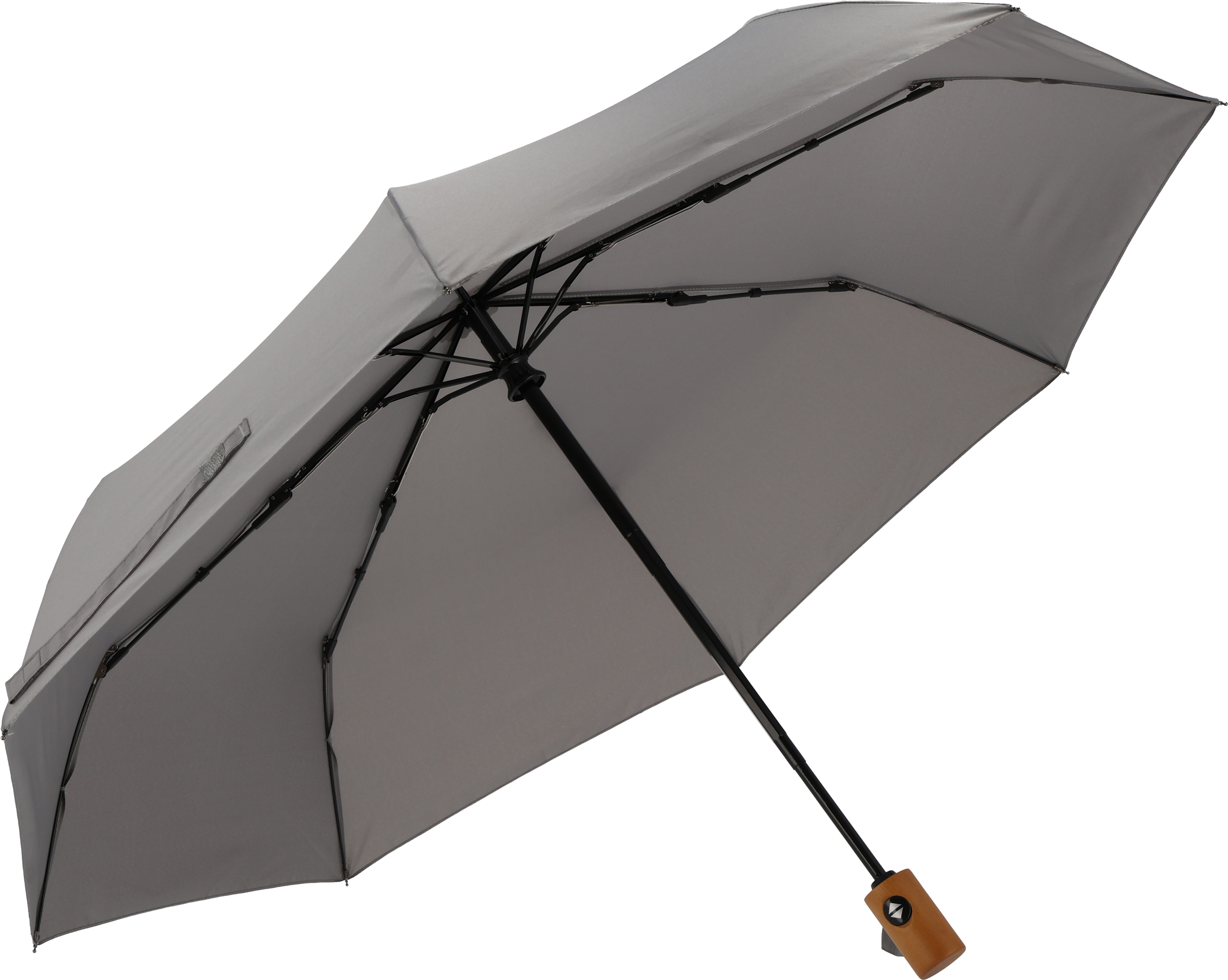 Parasol automatyczny Ø100 cm rPET IPSWICH Szary 322307 