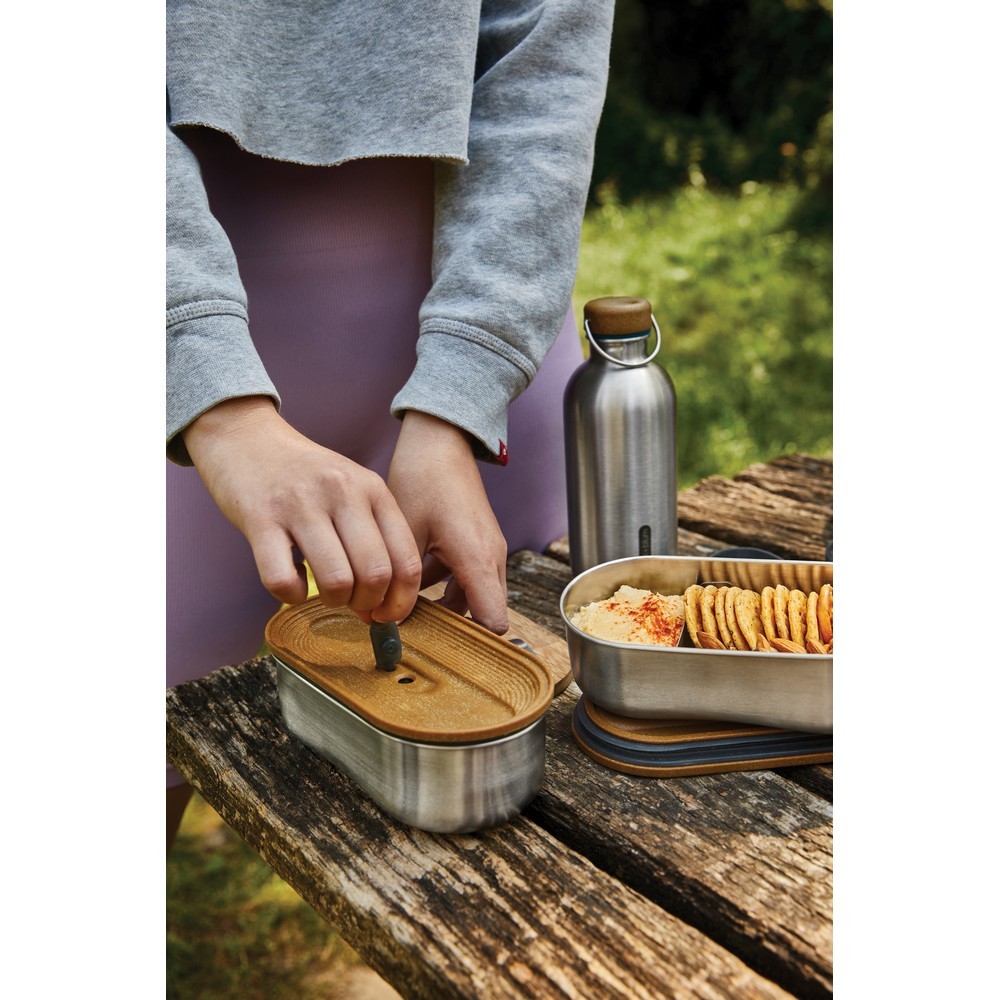 Lunchbox, pudełko śniadaniowe Black+Blum Double Bento Grey P439.2002 (12)