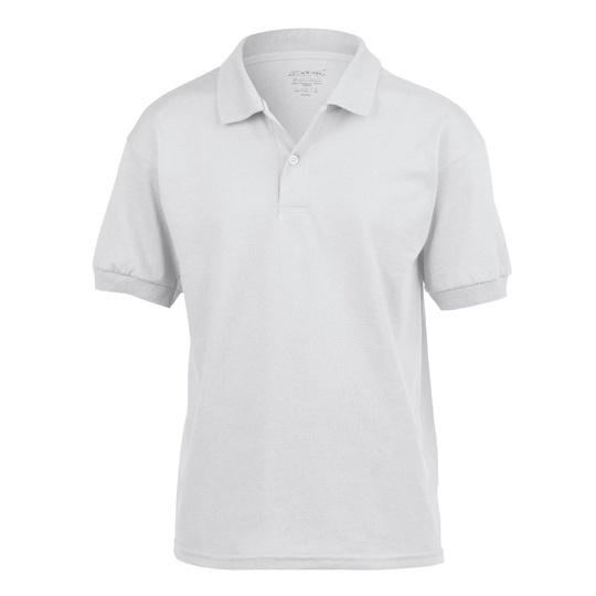 Polo Mlodziezowe Klasyczne DryBlend Odprowadzajace Wilgoc White G8800K-507851 