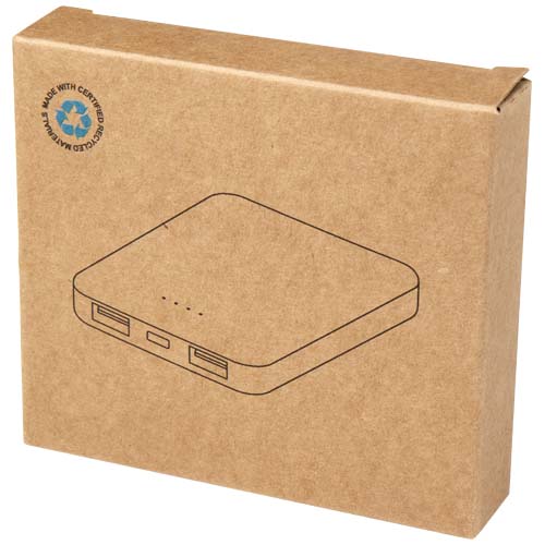 Asama powerbank o pojemności 5000 mAh Type-C z tworzyw sztucznych pochodzących z recyklingu Szaroniebieski 12438355 (2)