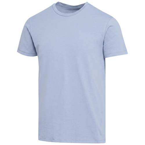 Balfour organiczna koszulka unisex o gramaturze 200 g/m² z krótkim rękawem i certyfikatem OCS Niebieski mgła 3955750A 