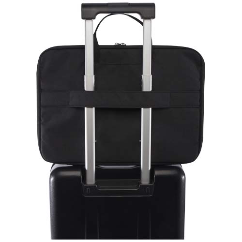 Libra etui na laptopa 2 w 1 o pojemności 3 l wykonane z materiałów z recyklingu z certyfikatem GRS Melanż węglowy 13008584 (5)