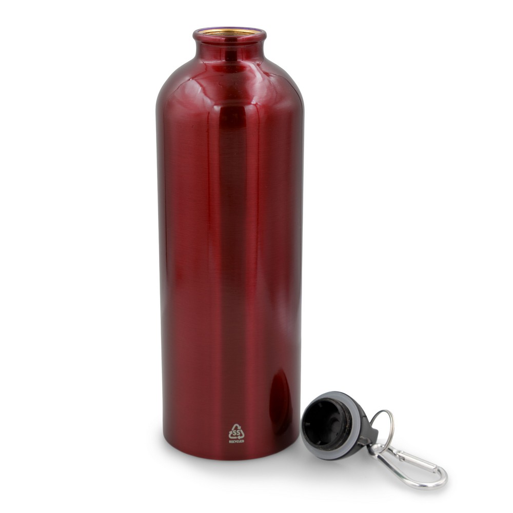 Butelka sportowa 770 ml z karabińczykiem | Laveriano Czerwony VA918-05 (2)