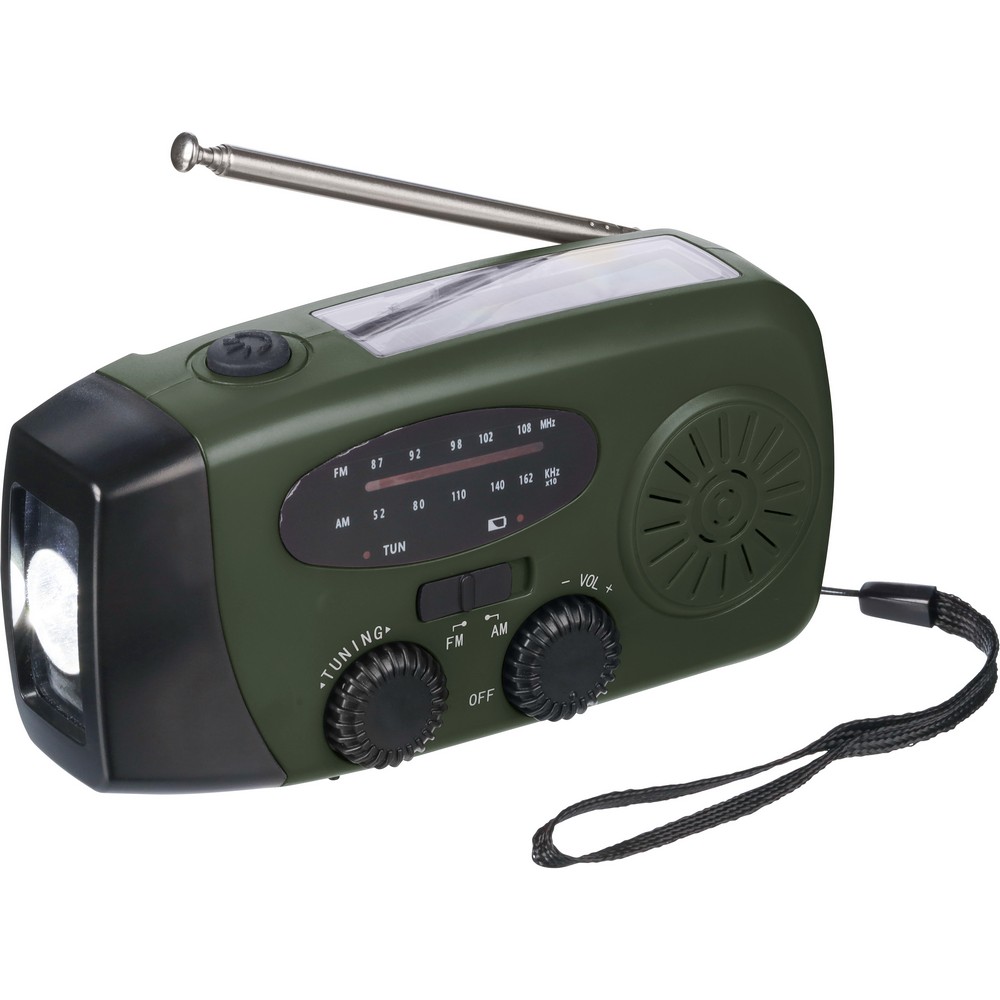 Radio survivalowe Zielony VB348-06 