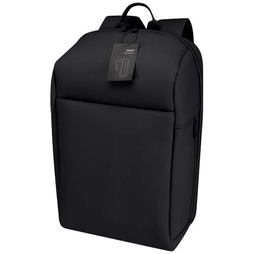 SMART plecak na laptopa 15” wykonany z materiałów z recyklingu (certyfikat GRS), o pojemności 18 litrów Czarny 13015390 