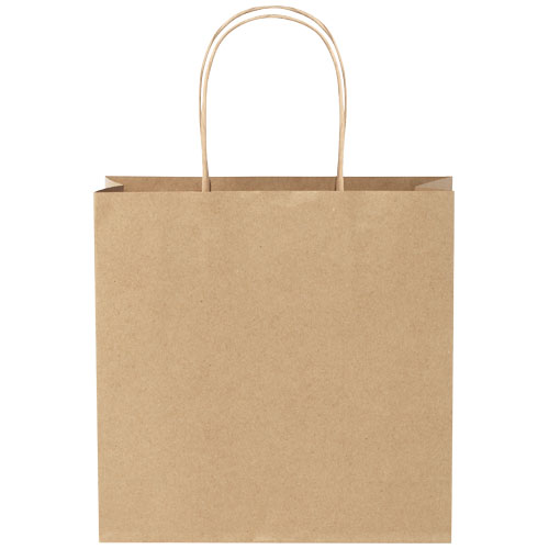 Torba z papieru Kraft ze skręconymi uchwytami – 24 x 9 x 24 cm Kraftowy brąz 1ZM00606 (2)