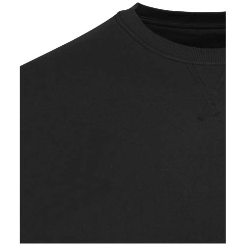 Jasper organiczna bluza unisex z recyklingu o gramaturze 280 g/m² z okrągłym dekoltem i certyfikatem OCS Czarny 3956190A (4)
