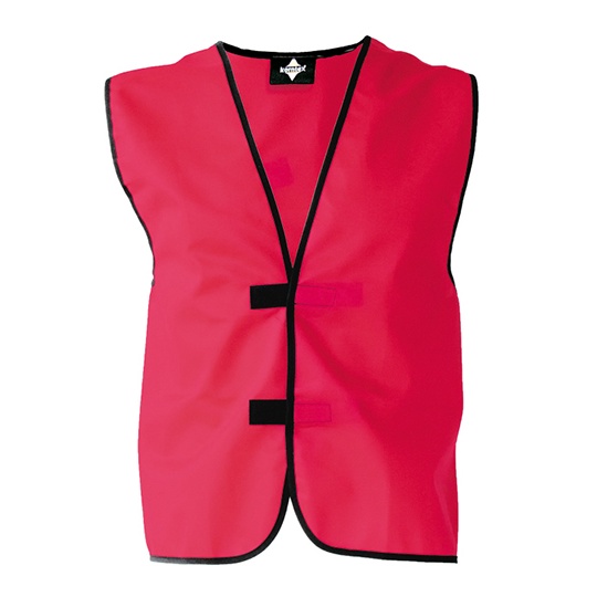 Kamizelka Klasyczna Poliester Neon Pink KX501-538116 