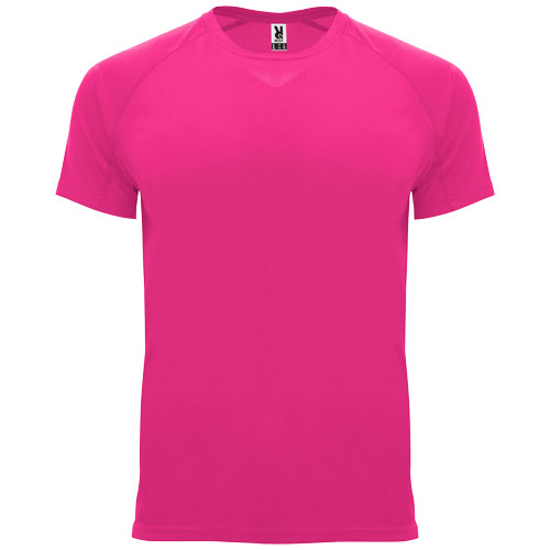 Bahrain sportowa koszulka dziecięca z krótkim rękawem Pink Fluor K04074PD 