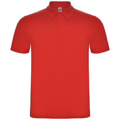 Austral koszulka polo unisex z krótkim rękawem Czerwony R66324I5 