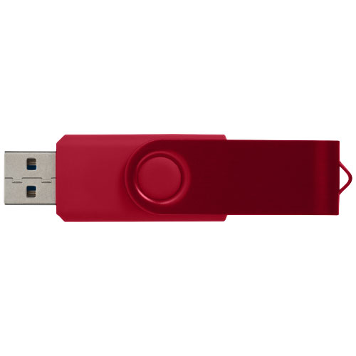 Rotate metaliczny pendrive wyposażony w interfejs USB 3.0 Czerwony 1Z50892M (3)