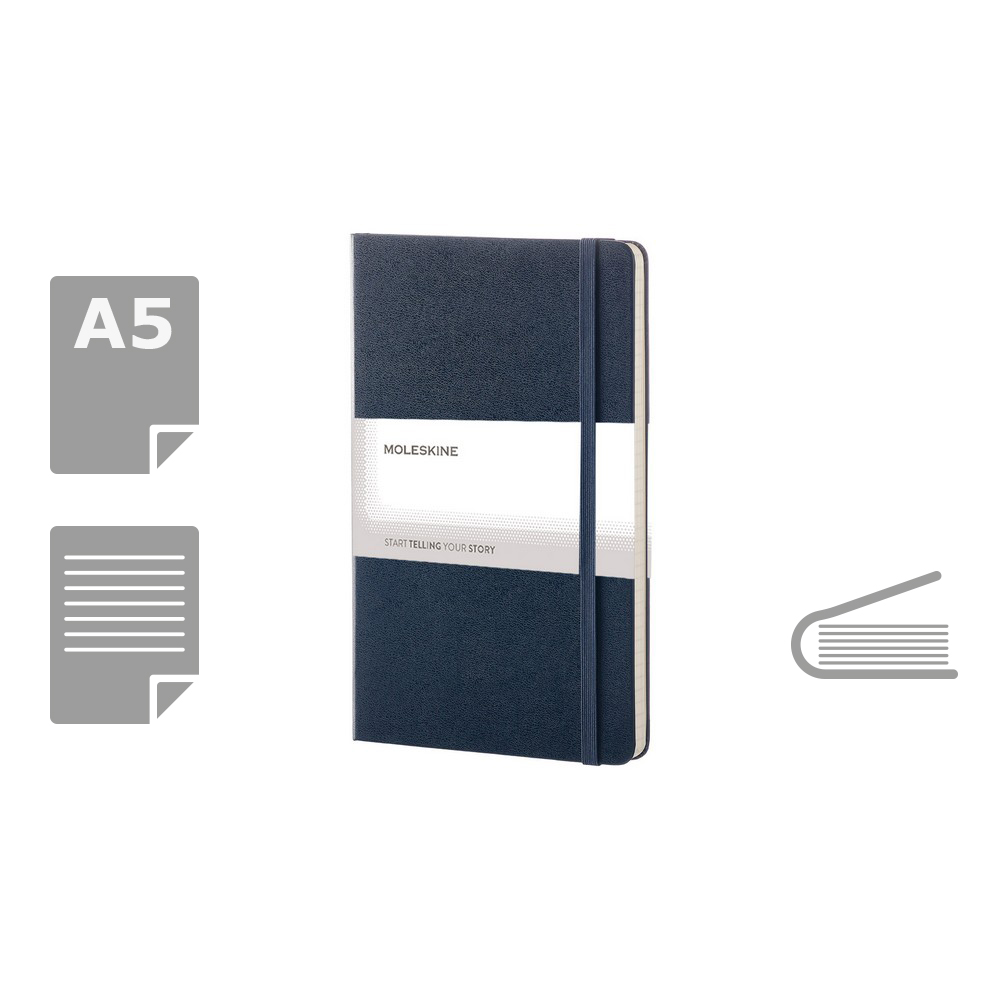 MOLESKINE Notatnik ok. A5 Ciemnoniebieski VM301-27 