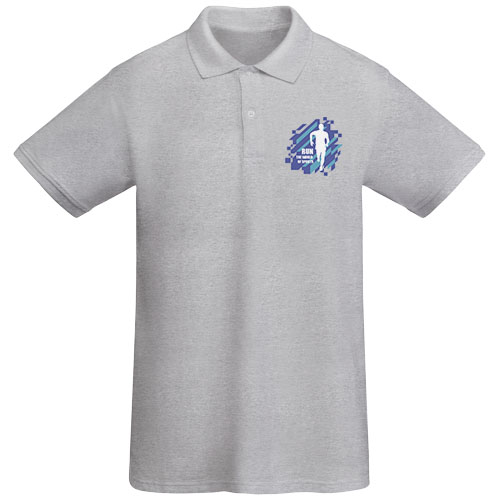 Prince koszulka polo z krótkim rękawem Marl Grey R66172U5 (1)