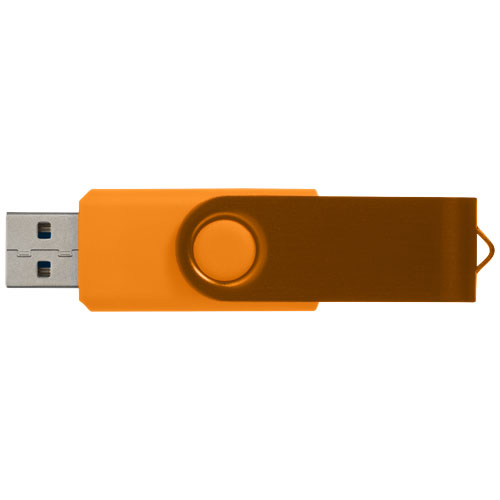 Rotate metaliczny pendrive wyposażony w interfejs USB 3.0 Pomarańczowy 1Z50831N (3)