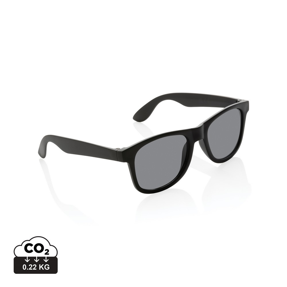 Okulary przeciwsłoneczne, PP z recyklingu Czarny P453.891 (6)