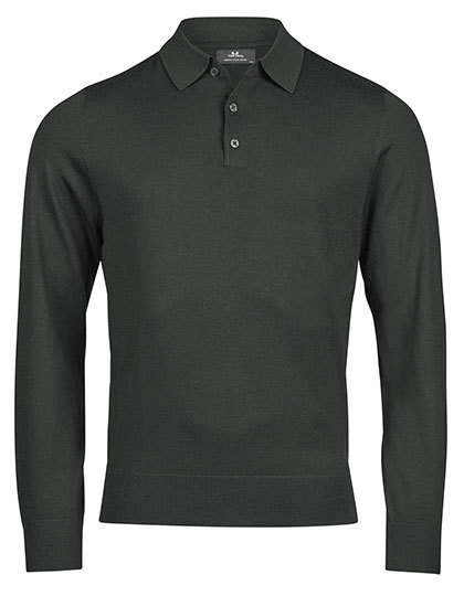 Koszulka Polo Męska Dopasowana Welna Poliakryl Pine TJ6002-999412 