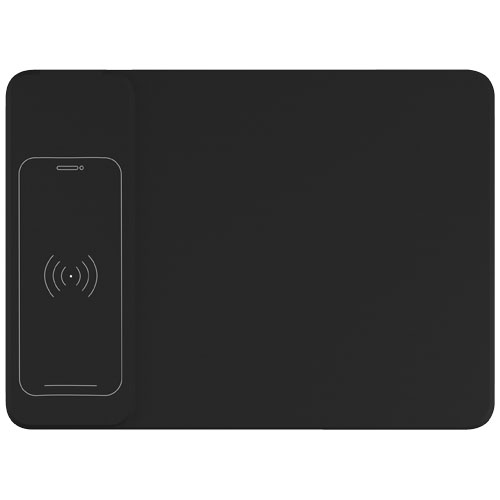 Podświetlana podkładka pod mysz z ładowarką indukcyjną - SCX.design O25 Czarny-Biały 1PX01400 (3)