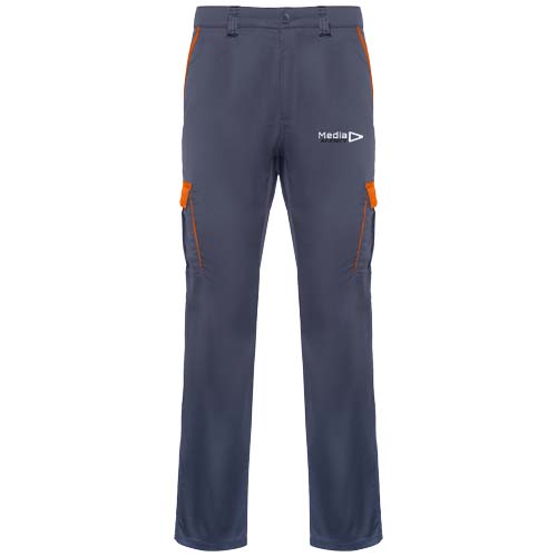 Trooper 250 g/m2 spodnie robocze Ołowiowy-Pomarańczowy R8408E2D (1)