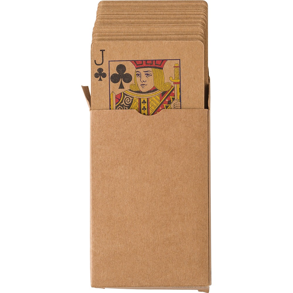 Karty do gry z papieru z recyklingu Brązowy V8306-16 (8)