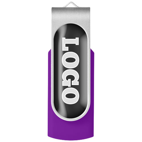Rotate pendrive wyposażony w interfejs USB 3.0 z wypukłym nadrukiem Fioletowy 1Z50937N (3)