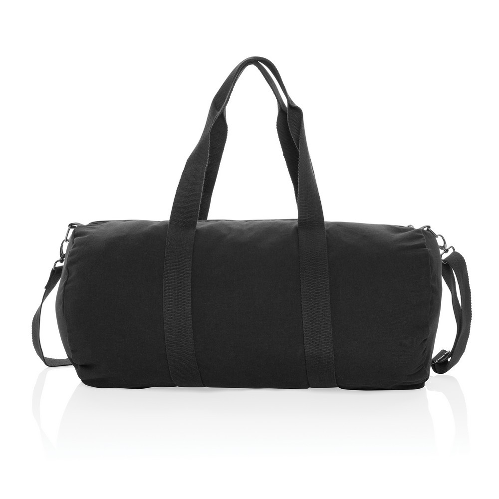 Torba sportowa, podróżna AWARE™, bawełna z recyklingu Czarny P707.191 (3)