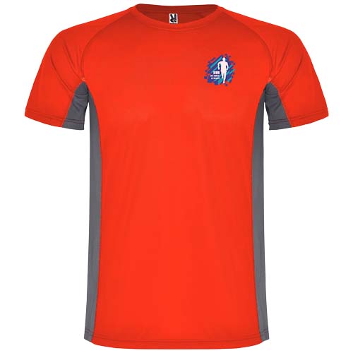 Shanghai sportowa koszulka męska z krótkim rękawem Czerwony R65959H1 (1)