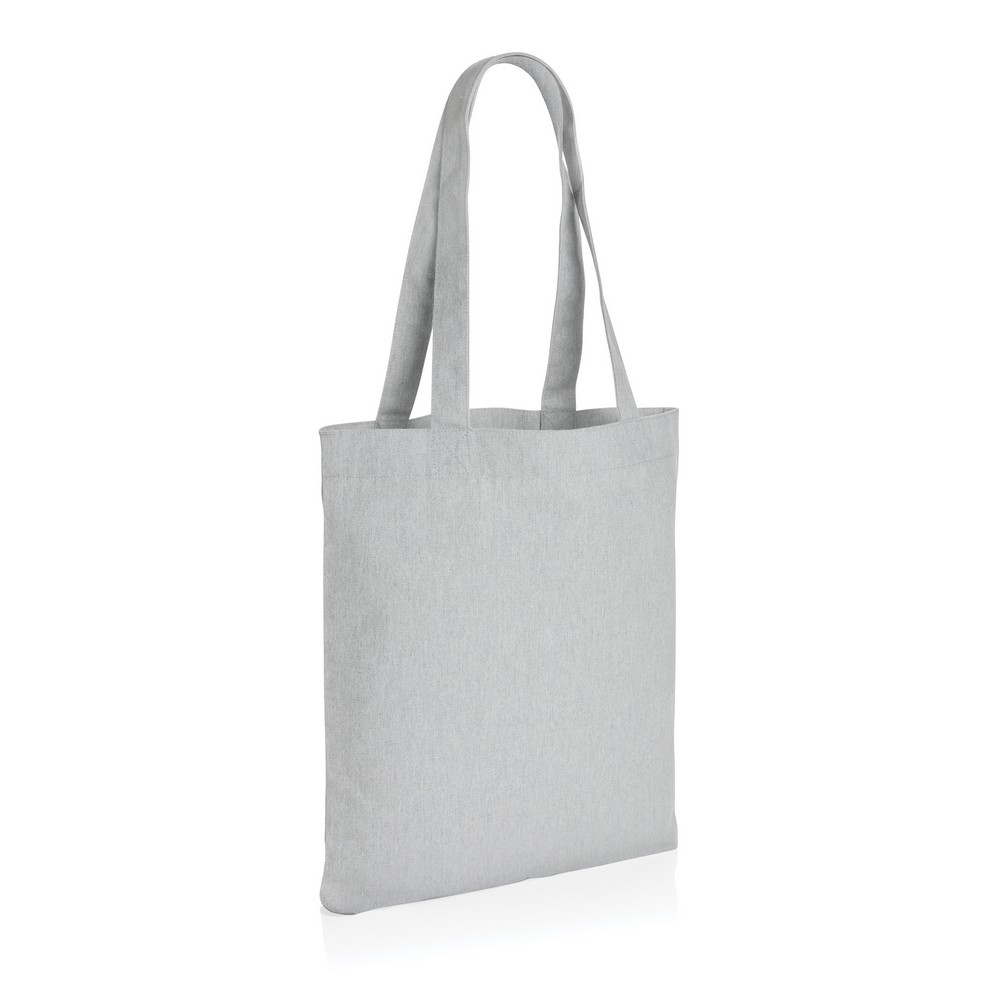 Torba na zakupy AWARE™, bawełna z recyklingu Szary P762.932 