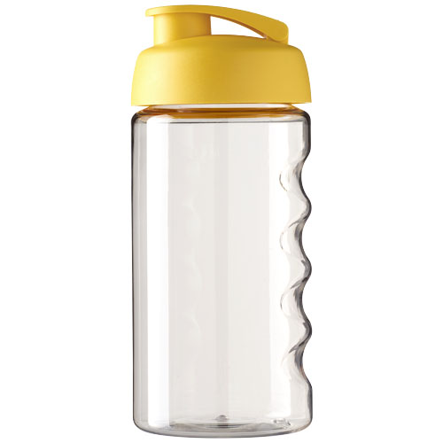 Bidon H2O Bop® o pojemności 500 ml z wieczkiem zaciskowym Przezroczysty-Żółty 21005010 (2)