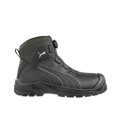 Buty do kostki męska MS18 - Black Czarny S18-1080409 (4)
