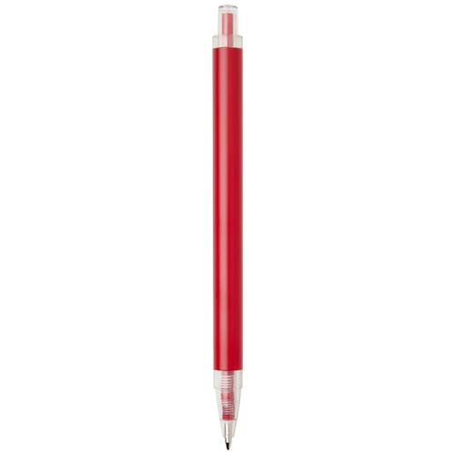 Długopis Spectrum wykonany z recyklingowanego aluminium (niebieski tusz) Czerwony 10740421 (2)