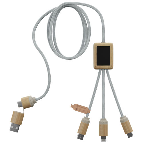 SCX.design C49 kabel do ładowania 5 w 1 Jasny brązowy 2PX12670 (3)