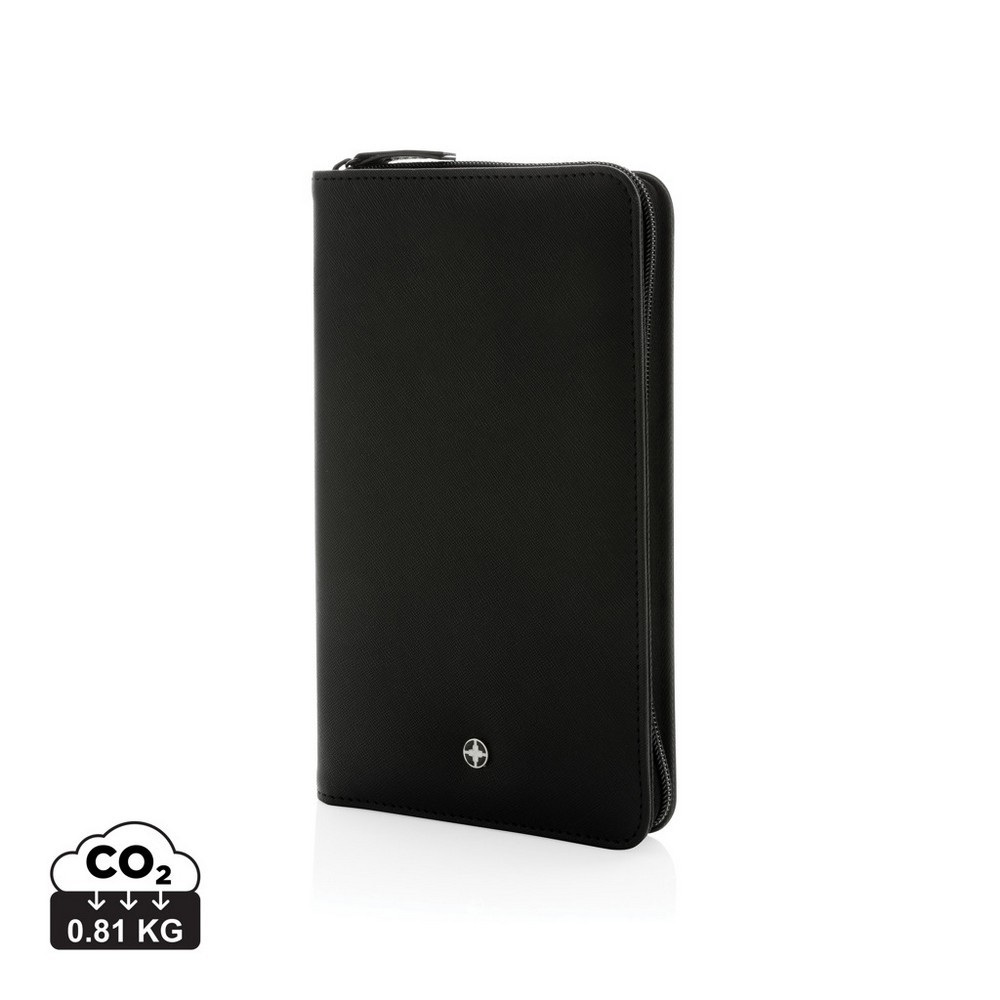 Portfel Swiss Peak Heritage RPU, ochrona RFID Czarny P820.341 (10)