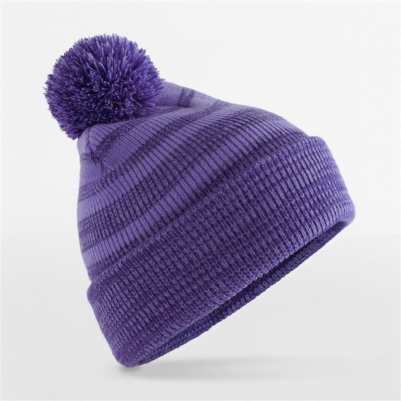 Czapka dzianinowa w paski Team Purple CB476-1398338 (1)