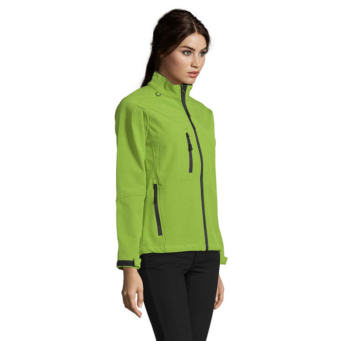 ROXY Damski softshell 340g Zielony Absynt S46800-GA-S (2)