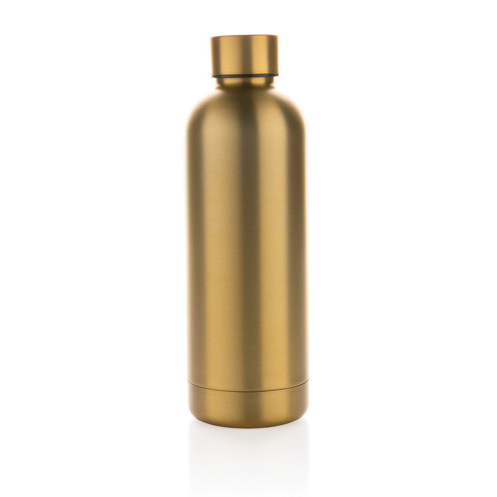 Butelka termiczna 500 ml, stal nierdzewna z recyklingu Złoty P435.706 (1)