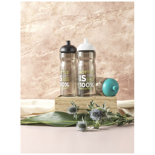 Bidon H2O Eco o pojemności 650 ml z wypukłym wieczkiem Kość słoniowa-Niebieski 21009840 (4)