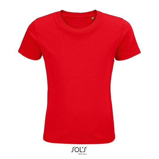 T-shirt Dziecięcy Klasyczny Bawełna Organiczna Red L03578-544769 