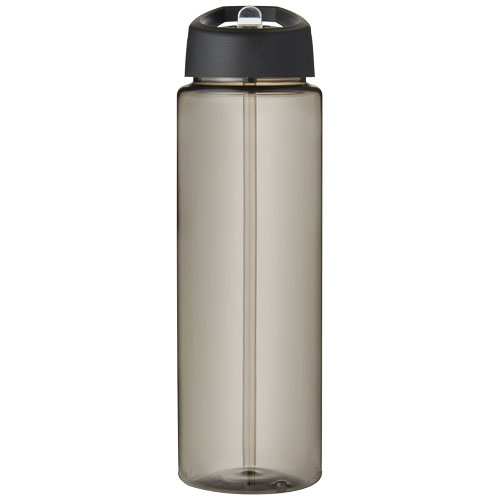 Bidon H2O Vibe o pojemności 850 ml z wieczkiem z dzióbkiem Węgiel drzewny-Czarny 21009602 (2)