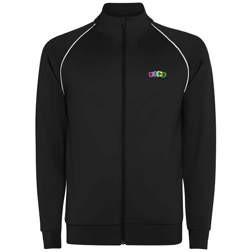 Bluza dziecięca Valier z zamkiem błyskawicznym na całej długości Czarny K04372OH (1)