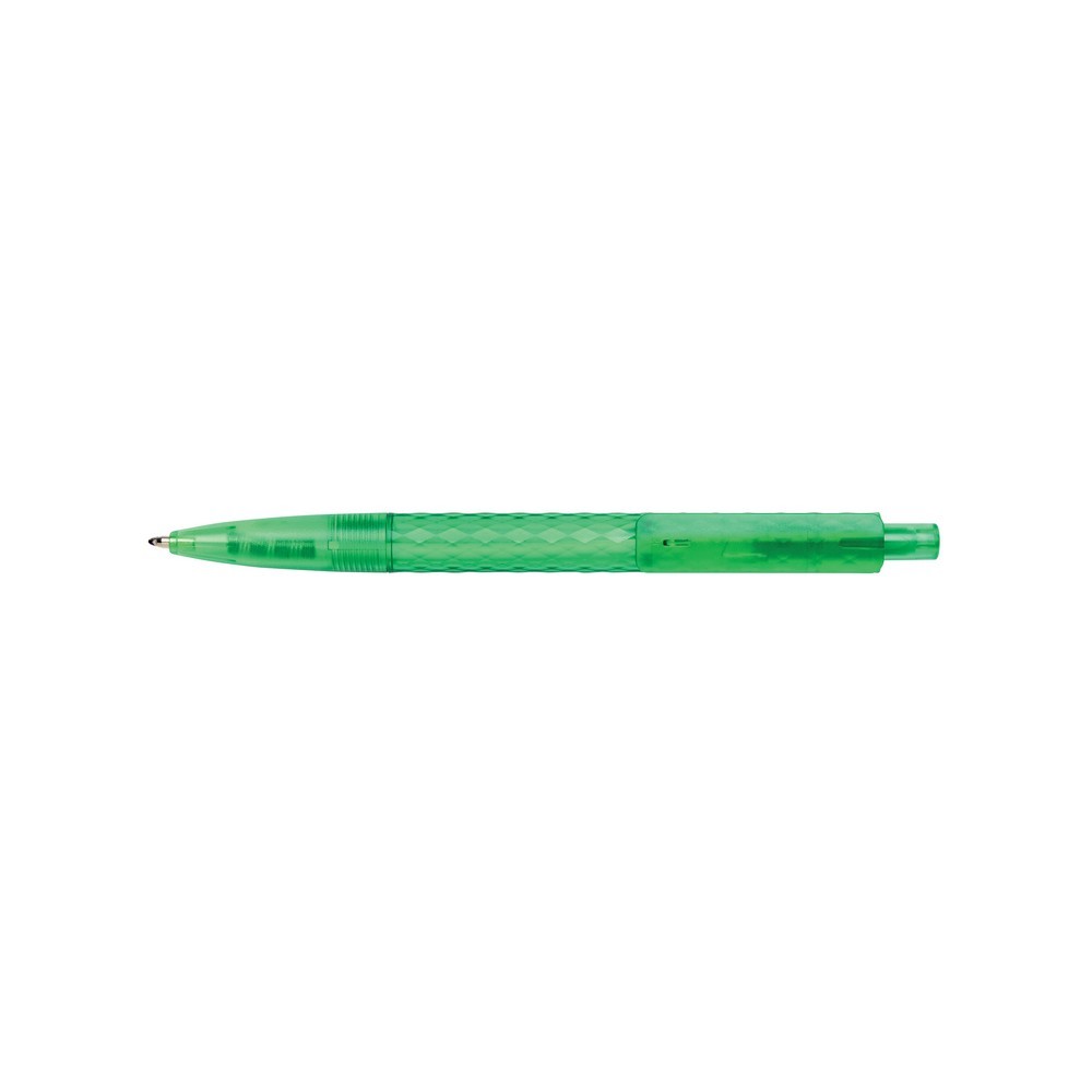 Geometryczny długopis z PC z recyklingu X3 Frosted Zielony P611.3307 (1)