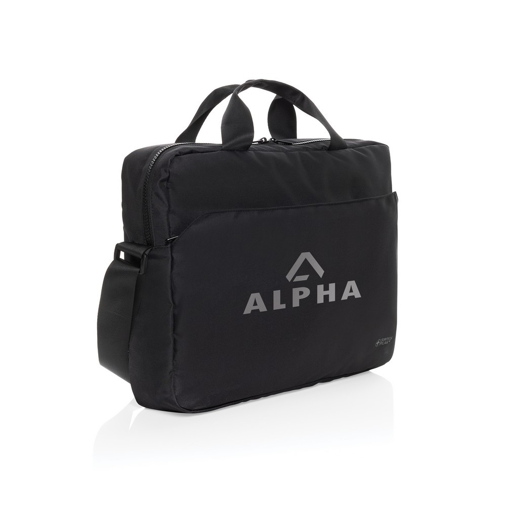 Torba na laptopa 15,6" Swiss Peak AWARE™ RPET Czarny P732.2301 (5)