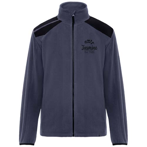 Terrano kurtka unisex z mikropolaru Ołowiowy-Czarny R8412E51 (1)