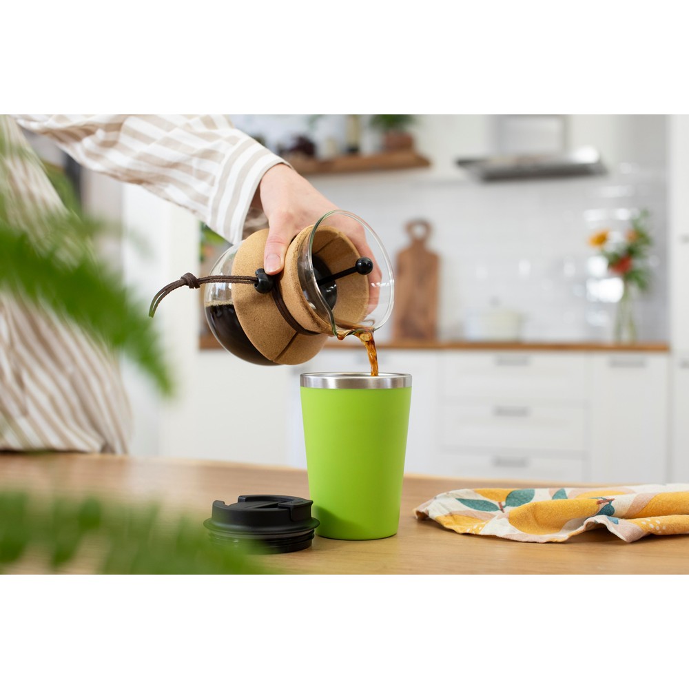 Kubek podróżny 350 ml Limonkowy V2233-09 (1)