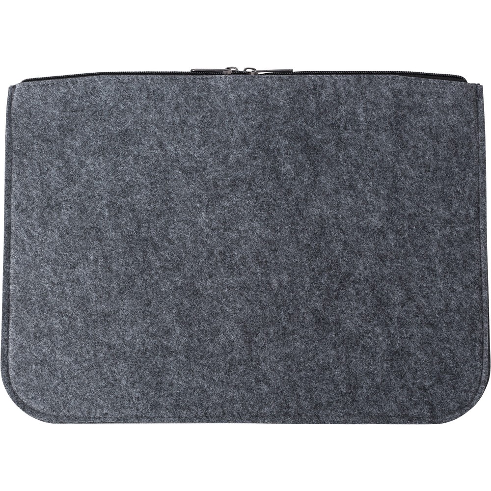 Etui na laptopa 14" z filcu RPET, teczka na dokumenty Szary V1256-19 (3)